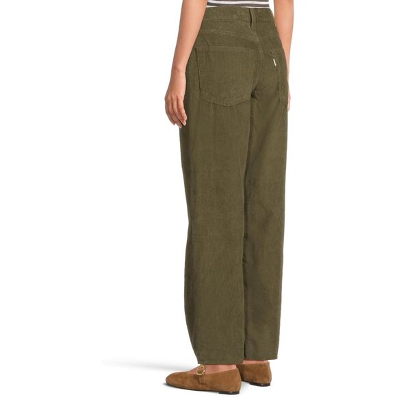 Womens Baggy Denim Jeans Cotton Relaxed Straight Leg Mid Rise Casual - Picture 3 of 5